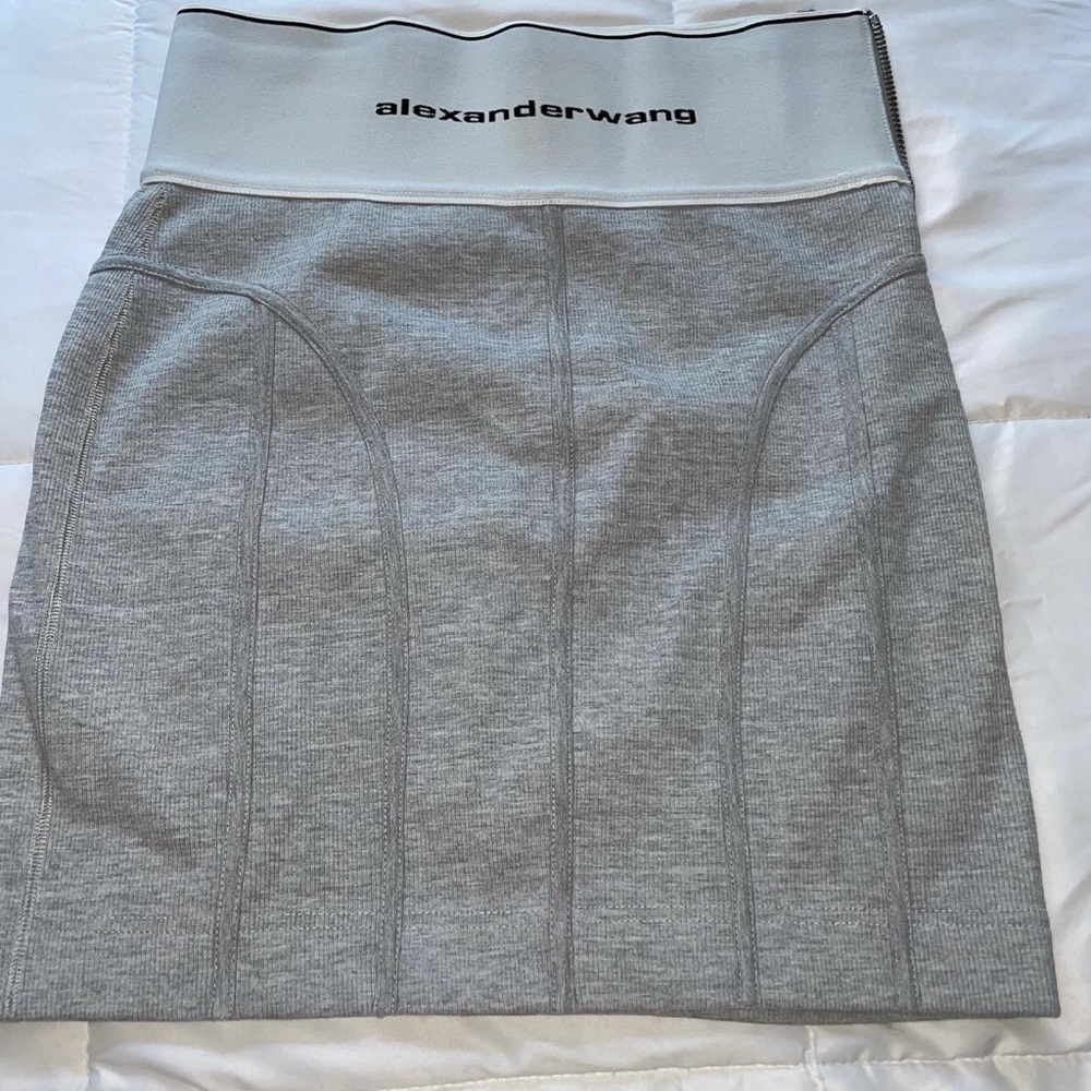 Alexander Wang Jersey mini skirt